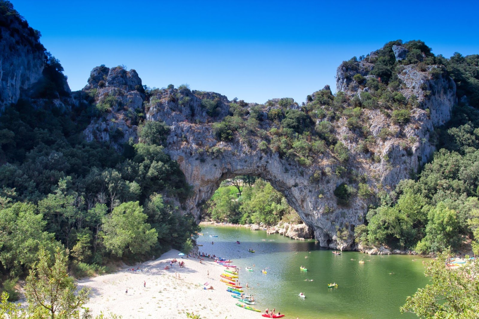 le Pont d'arc en Ardèche